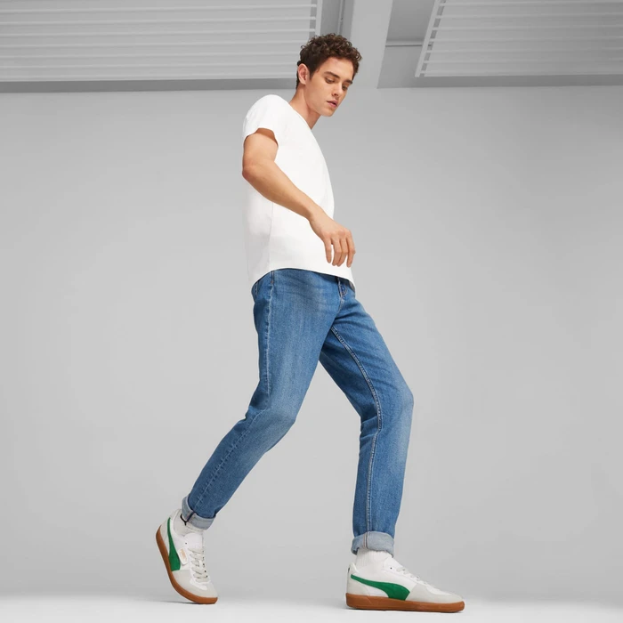 Puma Palermo Leather puma white/vapor gray/archive green