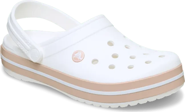Crocs Crocband white/pink caramel