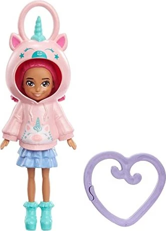 Mattel Polly Pocket - Hoodie Dolls Einhorn