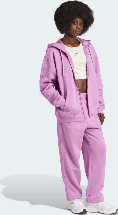 adidas Essentials Fleece Hoodie preloved purple (Damen)