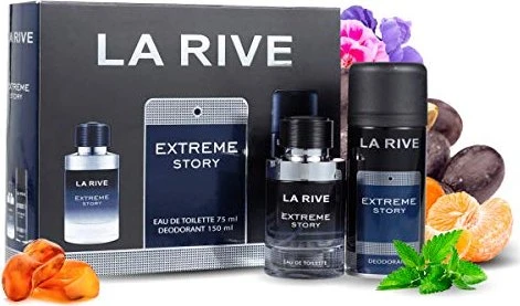 La Rive Extreme Story EdT 75ml + Deodorant Spray 150ml Duftset