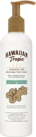 Hawaiian Tropic Sunless Tan Gradual Everyday Tanning Milk, 290ml