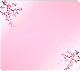 Corsair MM300 Anti-Fray Cloth Gaming Mouse Pad - Large 450x400mm, Cherry Blossom rosa