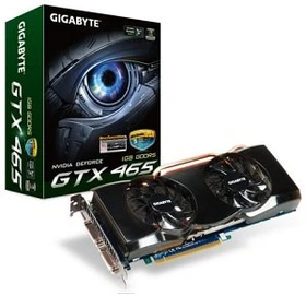 GIGABYTE GeForce GTX 465, 1GB GDDR5, 2x DVI, Mini HDMI (GV-N465UD-1GI)