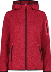 CMP Knit Tech Fleece Hoody Jacke carminio/darker (Damen)