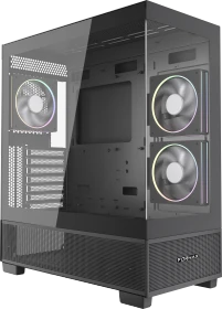 Gembird Fornax X550 Black, Glasfenster (CCC-FC-X550)