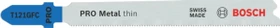 Bosch Professional PRO T121GFC Metal thin Stichsägeblatt 32TPI, 92mm, 5 Stück