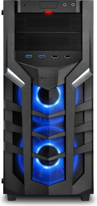 Sharkoon DG7000-G RGB, Glasfenster