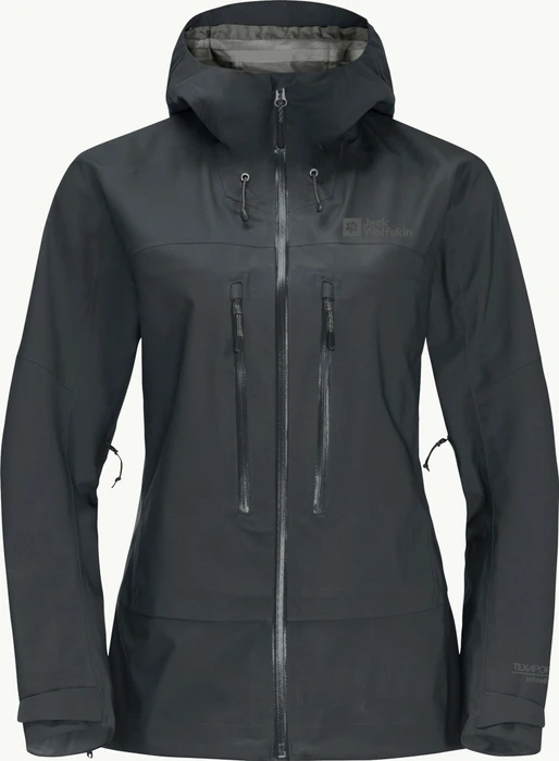 Jack Wolfskin Kammweg 3L Funktionsjacke phantom (Damen)