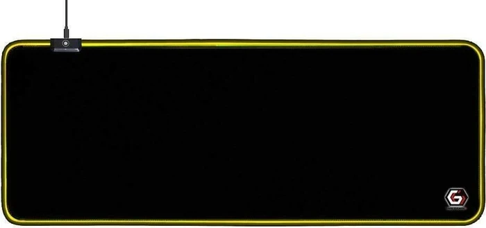 Gembird MP-GAMELED-L, LED Gaming Mauspad, 800x300mm, schwarz