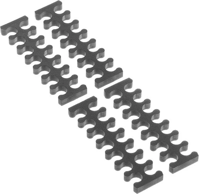 Alphacool Eiskamm X14 Kabelkamm 3mm, schwarz, 4er-Pack