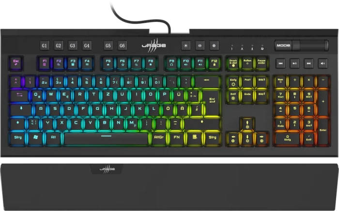 Hama uRage Exodus 900 Mechanical, schwarz, LEDs RGB, Gaote Outemu BLUE, USB, DE