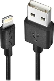 Lindy 3m USB Typ A an Lightning Kabel schwarz