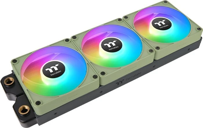 Thermaltake CT140 EX ARGB Sync Reverse Matcha Green, grün/weiß, 140mm, 3er-Pack