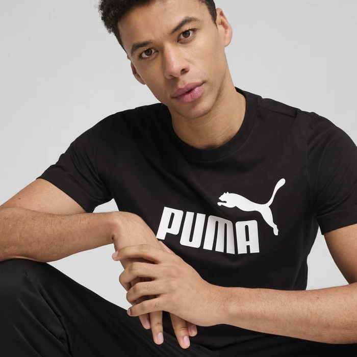 Puma Essentials No.1 Logo T-Shirt kurzarm puma black