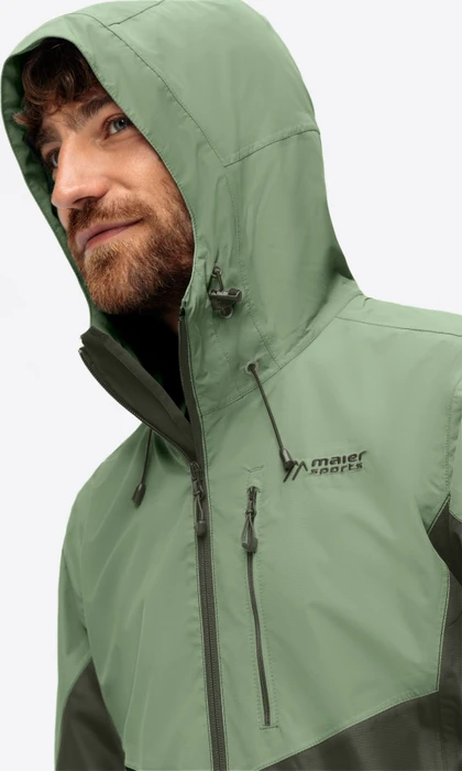 Maier Sports Schlufterkopf Funktionsjacke green pond/green goose (Herren)