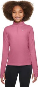 Nike Pro Dri-FIT 1/4-Zip Funktionsshirt langarm peony/white (Junior)