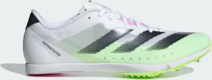 adidas Adizero Distancestar Spike cloud white/core black/green spark