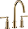 Hansgrohe Axor Montreux 3-Loch Waschtischarmatur 180 mit Hebelgriffen und Zugstangen-Ablaufgarnitur polished bronze Vorschaubild