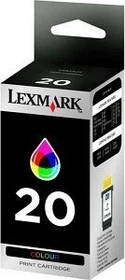 Lexmark Druckkopf mit Tinte 20 dreifarbig hohe Kapazität