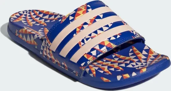 adidas Comfort Adilette bold blue/bliss orange (Damen)