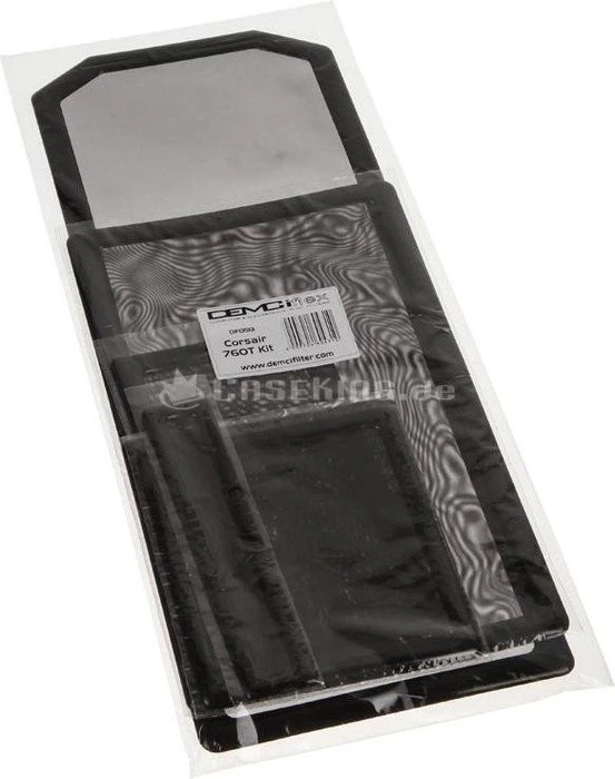 DEMCiflex Staubfilter Set für Corsair 760T schwarz/schwarz