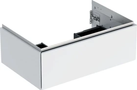 Geberit ONE Unterschrank für Waschtisch, mit einer Schublade, 75cm, weiß/lackiert hochglanz