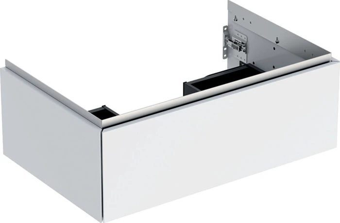 Geberit ONE Unterschrank für Waschtisch, mit einer Schublade, 75cm, weiß/lackiert hochglanz