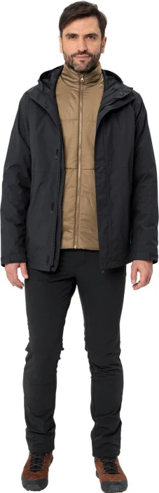 Vaude Neyland 3in1 Funktionsjacke black/oat (Herren)