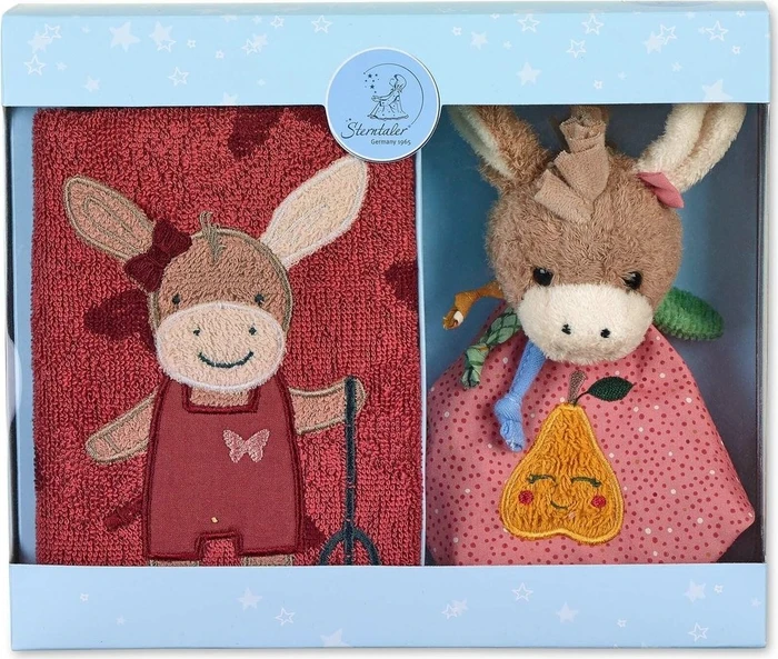 Sterntaler Schmusetuch Geschenk-Set Esel Emmily