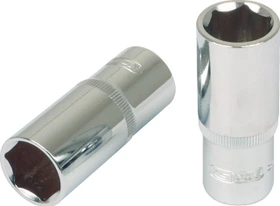 KS Tools CHROMEplus Außensechskant Steckschlüssel 3/8", 24x63mm