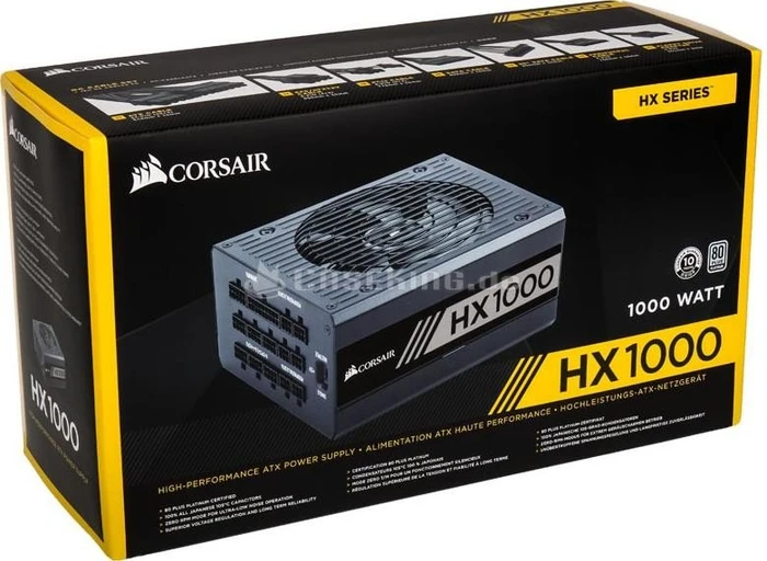 Corsair HX Series Platinum HX1000 1000W, ATX 2.4
