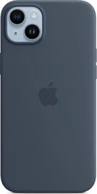 Apple Silikon Case mit MagSafe für iPhone 14 Plus sturmblau