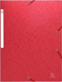 Exacompta Sammelmappe Colorspan 600g/m² mit Gummizug, A4, rot