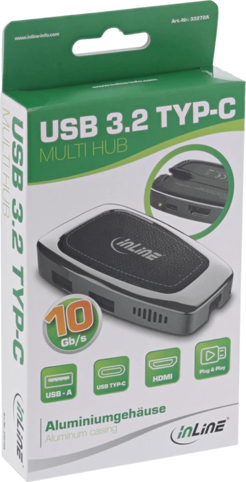 InLine Multifunktions-Hub, USB-C 3.1 [Stecker]