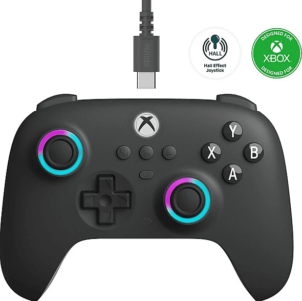 8BitDo Ultimate C Wired Controller dark grey (Xbox SX/Xbox One/PC)