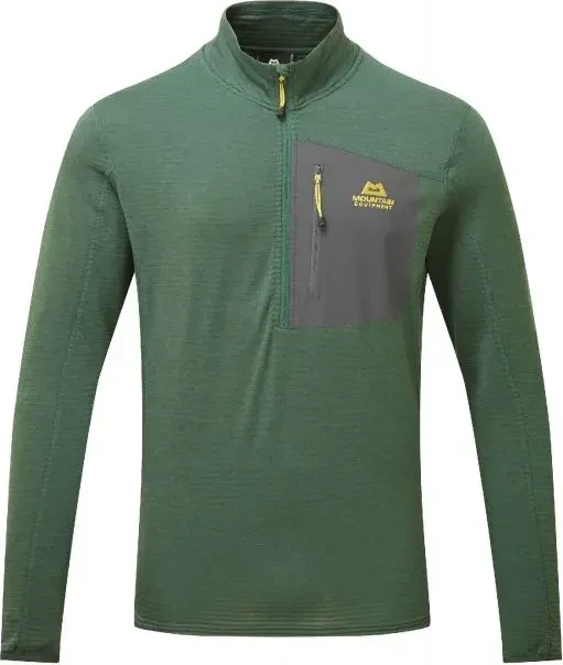 Mountain Equipment Lumiko Zip Funktionsshirt langarm fern/ombre (Herren)