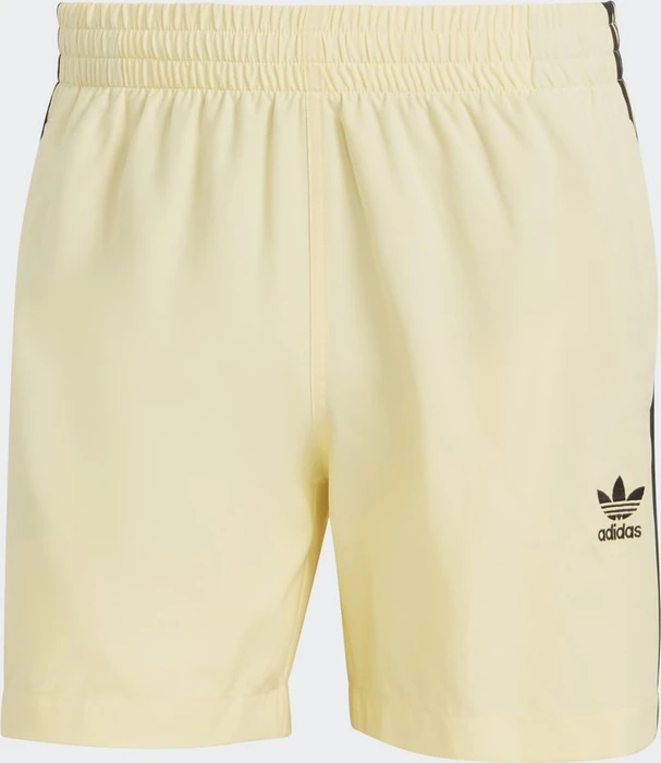 adidas Originals Adicolor 3-Streifen Badeshorts almost yellow/black (Herren)