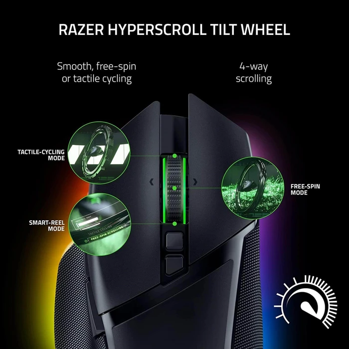 Razer Basilisk V3 Pro Mercury White, USB/Bluetooth