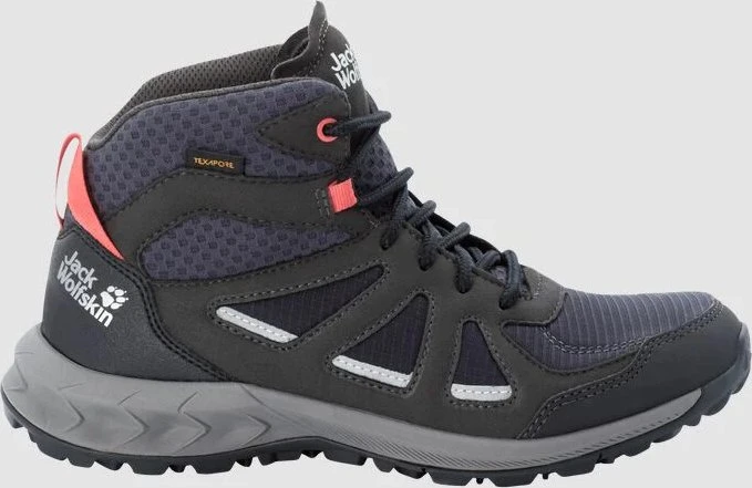 Jack Wolfskin Woodland 2 Texapore Mid dark blue/pink (Damen)