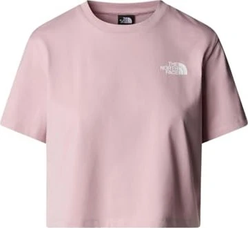 The North Face Simple Dome Crop T-Shirt kurzarm metal pink (Damen)