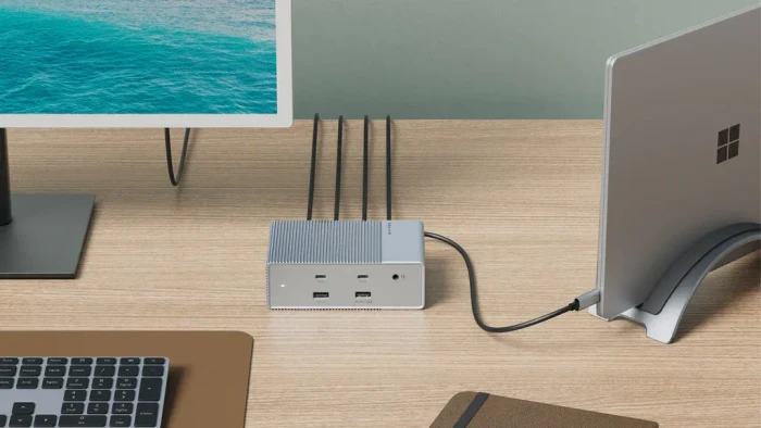 Hyper HyperDrive 15-in-1 USB-C Hub, grau, USB-C 3.1 [Buchse]