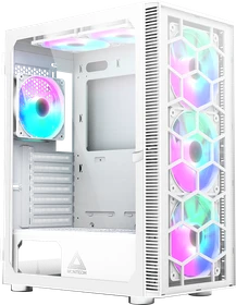 Montech X3 Glass, weiß, Glasfenster