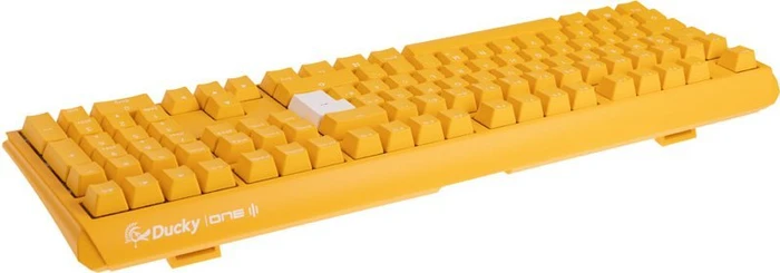 Ducky One 3 Yellow PBT, LEDs RGB, MX SPEED RGB Silver, USB, DE
