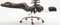 CLP Racing Limit Stoff Gamingstuhl mit Fußstütze, schwarz/orange Vorschaubild