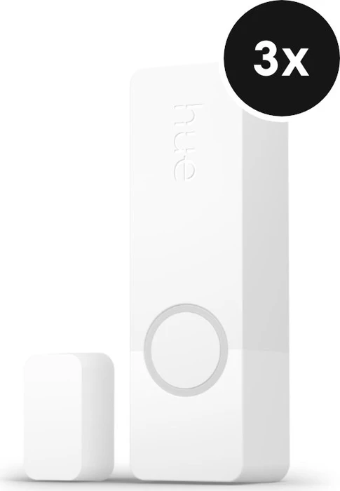 Philips Hue Secure Kontaktsensor weiß, Schließ-/Öffnungssensor, 3er-Pack