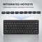 Perixx Periboard-416 Mini Keyboard, schwarz, LEDs weiß, USB & USB-C, US Vorschaubild