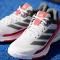 adidas Crazyquick Boost Padel cloud white/core black/lucid red (Herren) Vorschaubild