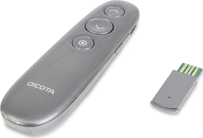 Dicota Wireless Virtual Presenter, grau, USB-A