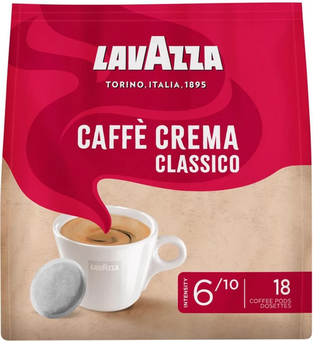 Lavazza Classico Kaffeepads, 18 Stück
